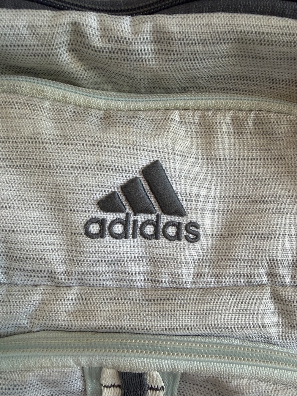 adidas Heather Gray and Black Multi-Pocket Backpack - Picture 2 of 13